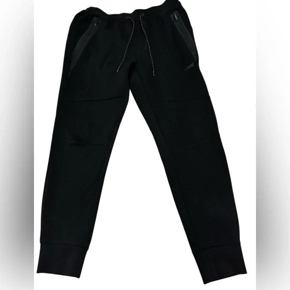 American Eagle Jogger Sweatpants Men’s M Black Zip Pockets Athletic - Picture 6 of 10